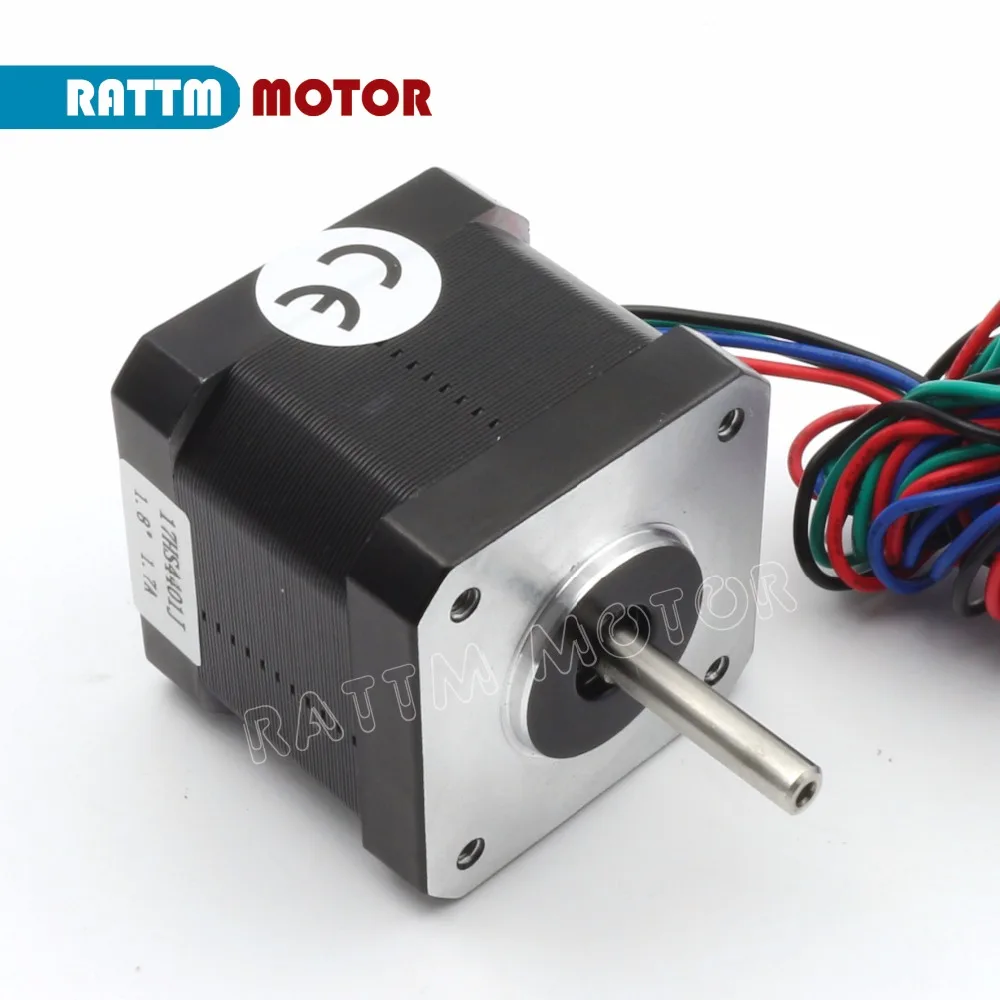 5 шт. 17HS4401J Nema17 шаговый двигатель 1.7A/40 мм/78oz in с разъемом|Шаговый двигатель| |