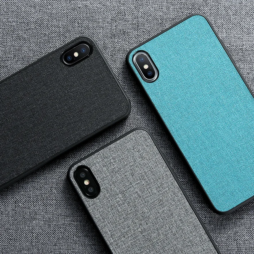 

Retro Canvas Leather Case For iPhone 12 mini 11 Pro XS Max XR X Case Cloth Shockproof Back Cover For iPhone 7 8 6s Plus SE 2020
