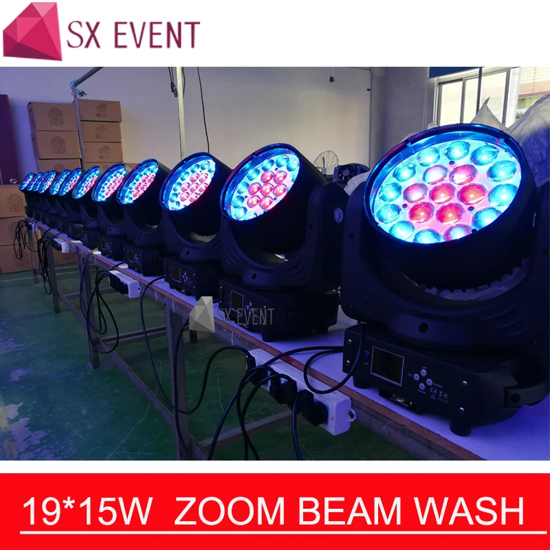 SX событие 2in1 F светильник чехол посылка 19x15 Вт RGBW переместимый светодиодный