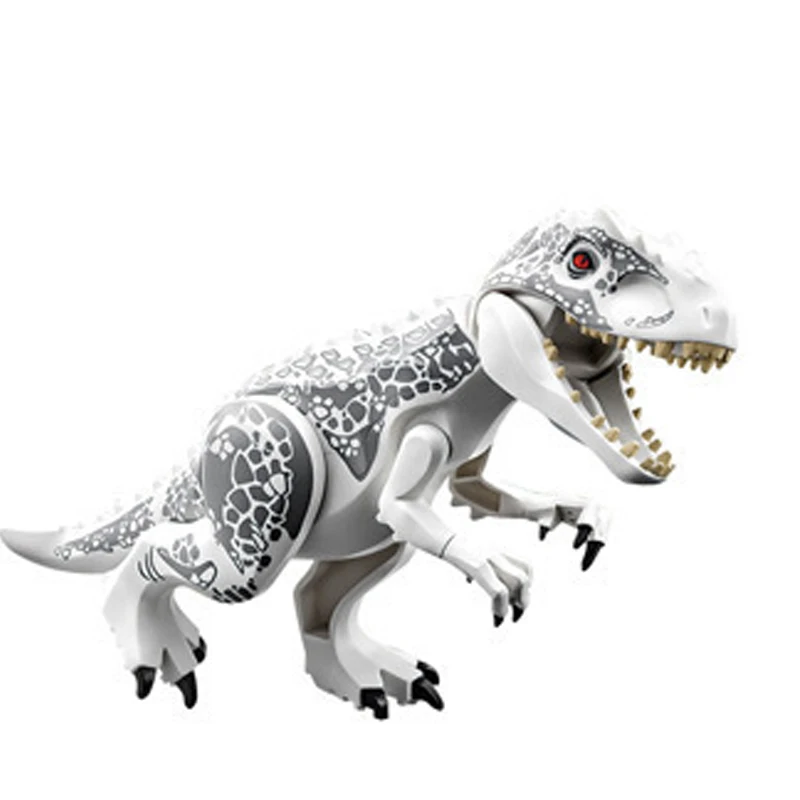 8 шт. Динозавры юрского периода строительные блоки фигурки T-Rex модель сборки мира