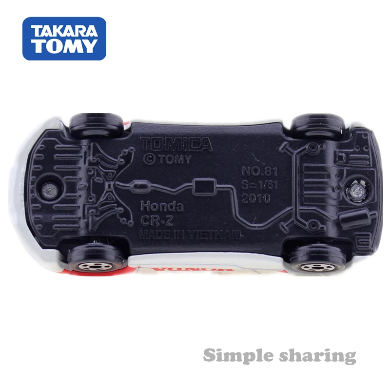 Takara Tomy Tomica No. 86 Honda CR Z безопасная Автомобильная игрушка 1: 61 Миниатюрный литой под