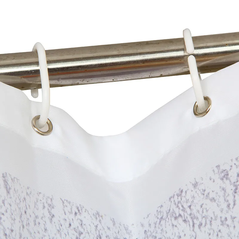 happy tree polyester blue seastar shower curtain thicken fabric sea life sea shell bathroom curtain summer holiday bath curtain free global shipping