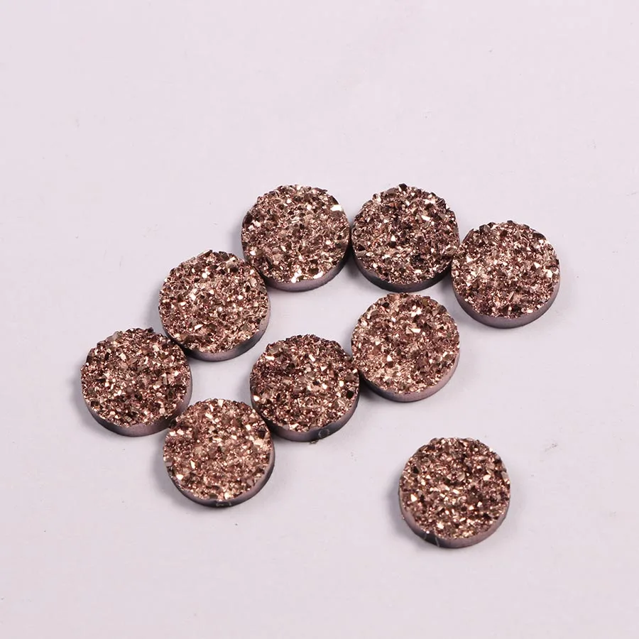 Jaymaxi 8 мм искусственный Druzy Кабошон ювелирные изделия изготовленные на заказ DIY с