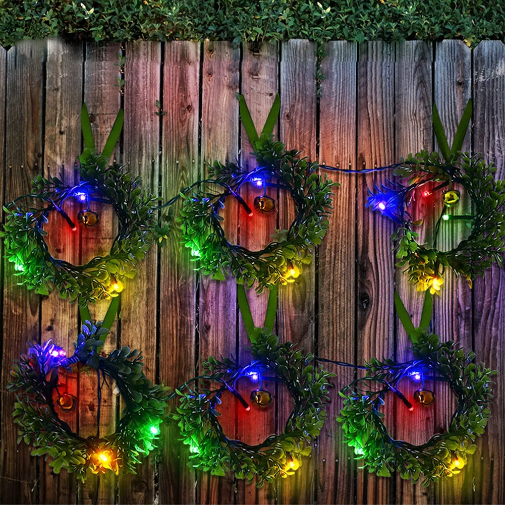 12 светодиодов гирлянда в виде листьев светодиодная медные гирлянды для