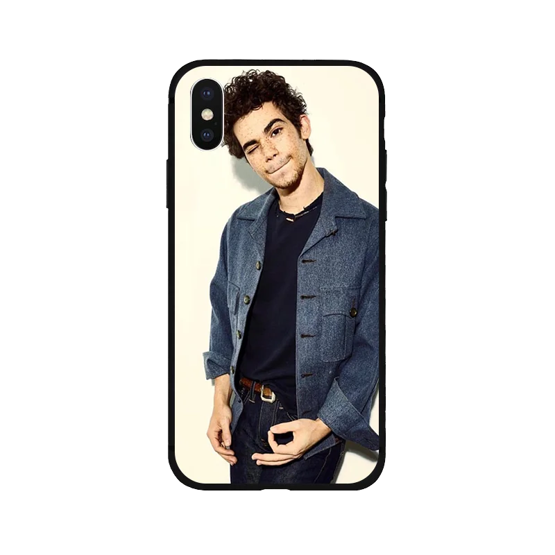 Cameron Boyce TPU черный мягкий чехол для телефона iPhone 8 7 6 6S Plus X XS XR MAX 5 5S SE 7Plus