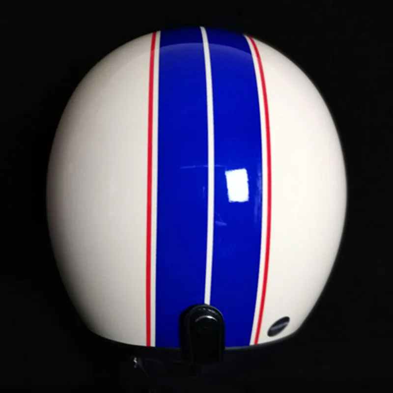 Горячая Распродажа, винтажный мотоциклетный шлем Casco Capacete motoqueiro, мотоциклетный шлем 3/4, шлемы с открытым лицом, реактивный Ретро шлем в горошек
