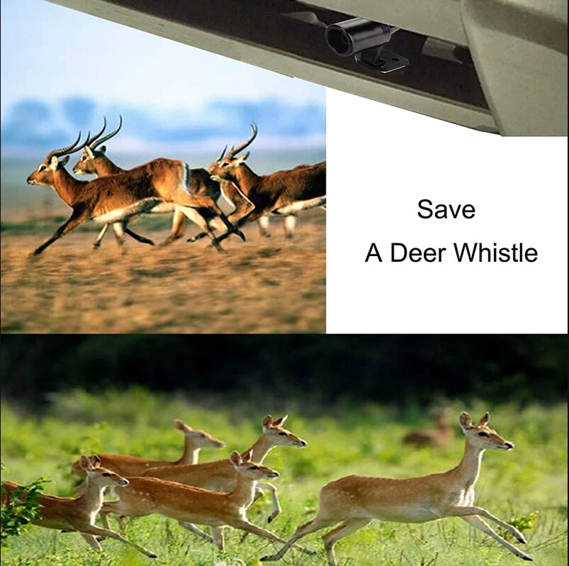 Автомобильный Предупреждение ждающий сигнал в виде оленя черный 1 шт. |