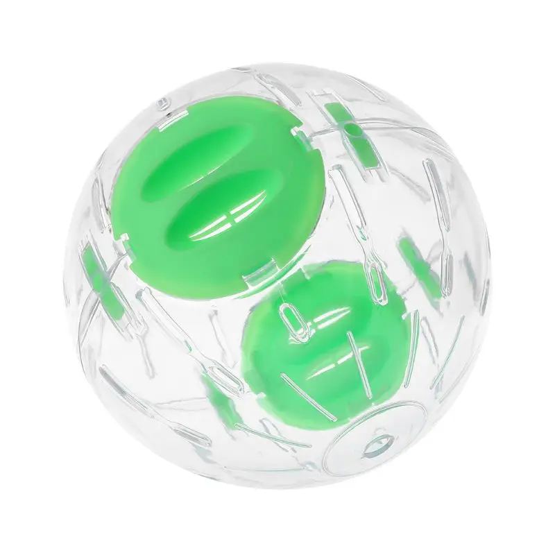 Light Green Мячик для бега, колесо для упражнений, мячик, маленький питомец, шиншиллы, крыса, мыши, игровые игрушки, принадлежности для клетки, игрушка для хомяка, мяч для бега - Color: Light Green