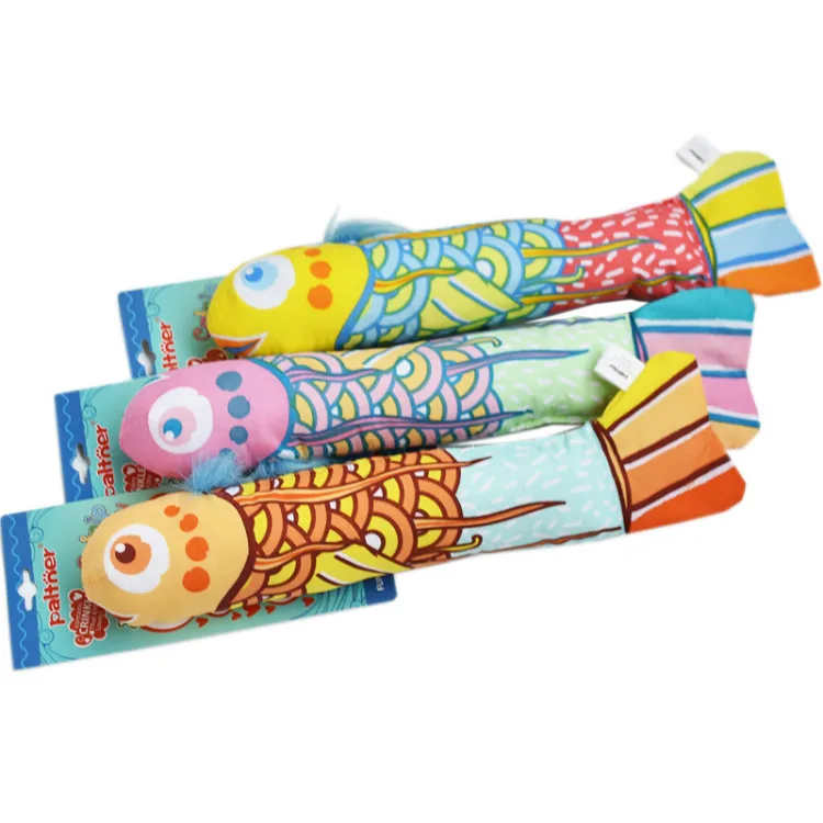 

1PCS Cats Toys Cat Mint Cat Paper Mint Fish Pet Plush Imitation Fish Pillow Kitten