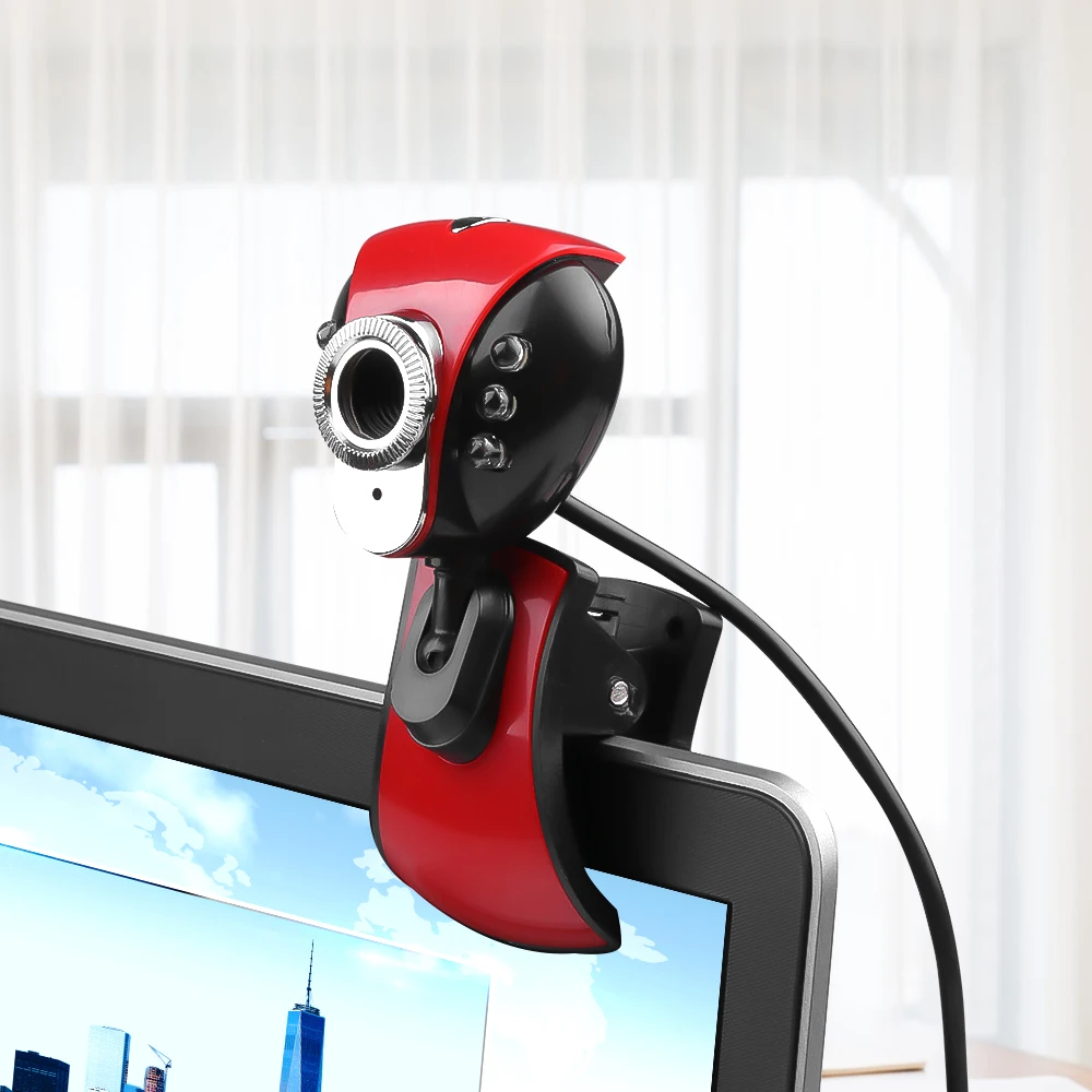 Kebidu USB 2.0 50 mega Pixel Web Cam HD 6 LED PC Camera Webcam Desktop with Microphone for Laptop | Компьютеры и офис