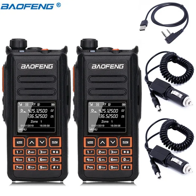 AS pic show 1 Из 2 предметов Baofeng DM-X gps иди и болтай Walkie Talkie “иди и Dual Time slot DMR цифровой/аналоговый DMR повторитель обновление DM-1801 DM-1701 DM-1702 радио - Цвет: AS pic show 1