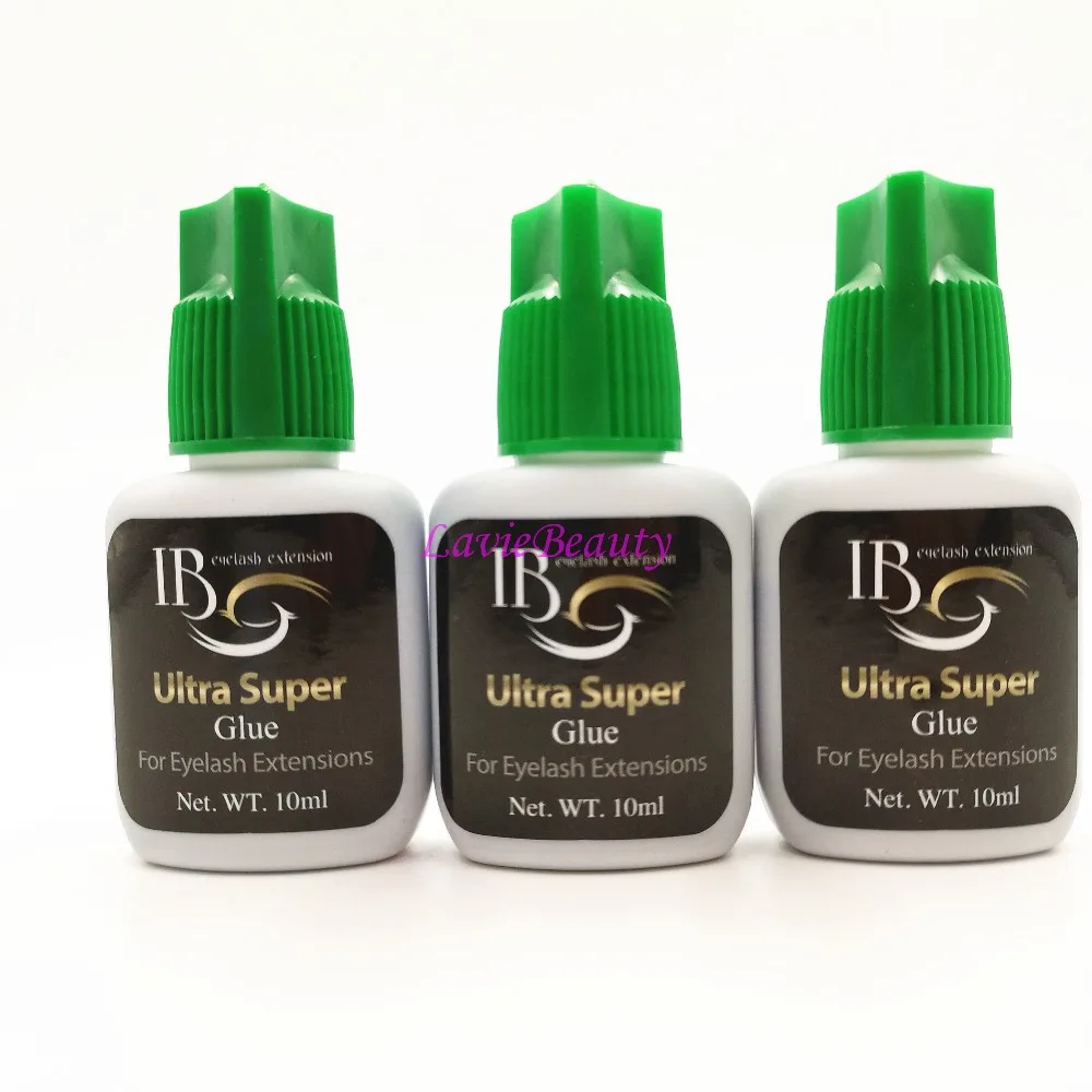 i-beauty 5 сворачиваемая Спортивная бутылка(не содержит бис-Лот IB ультра супер клей индивидуальный быстросохнущий клей для ресниц Зеленая кнопка 10 мл/бутылка