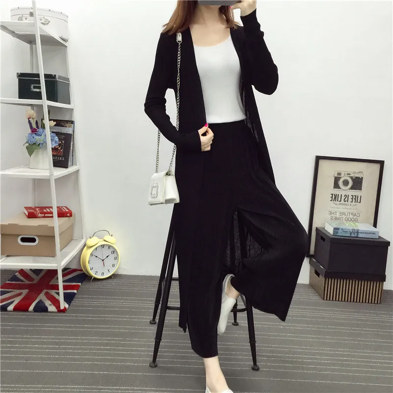 Neploe 2020 Spring Summer Women Knit Cardigan Long Ice Silk Thin Sweater Coat Outwear Sunscreen Wild Slim Tops 65473 |