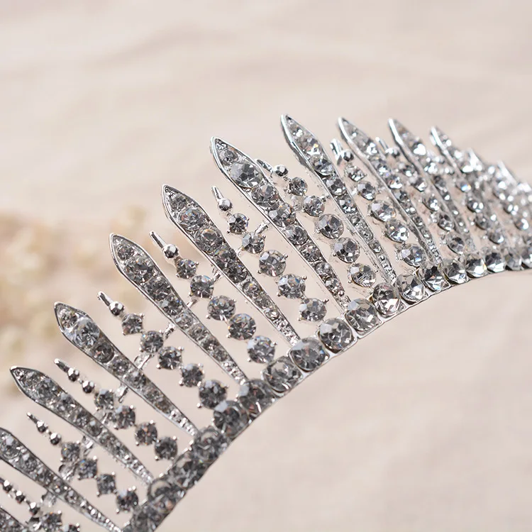 Новое поступление великолепный кристалл Красота Princess Crown Роскошные горный