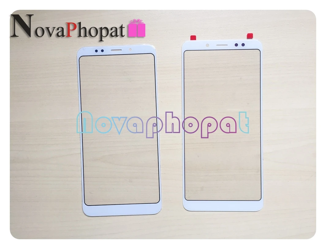 Передняя стеклянная панель Novaphopat для Xiaomi redmi note 5 Pro внешний стеклянный экран