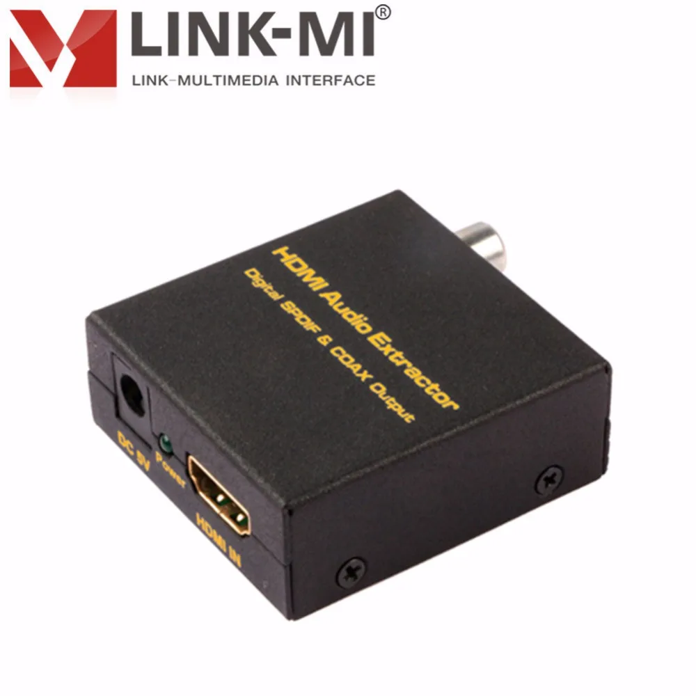 LINK MI LM HA02 HDMI аудио экстрактор с цифровым SPDIF и коаксиальным выходом поддержка 192