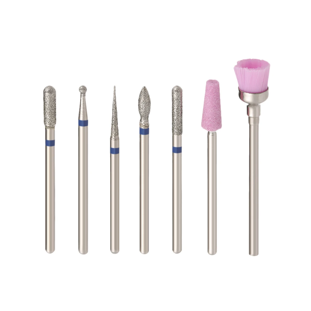 Набор фрез для маникюра набор металлических насадок 7 шт. | Красота и здоровье