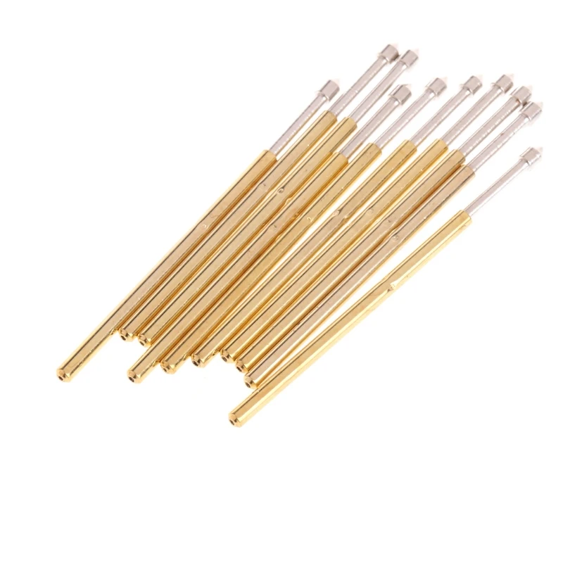 

100Pcs/Bag Spring Test Probe Pogo Pin P100-E2 Dia 1.36mm Length 33.3mm