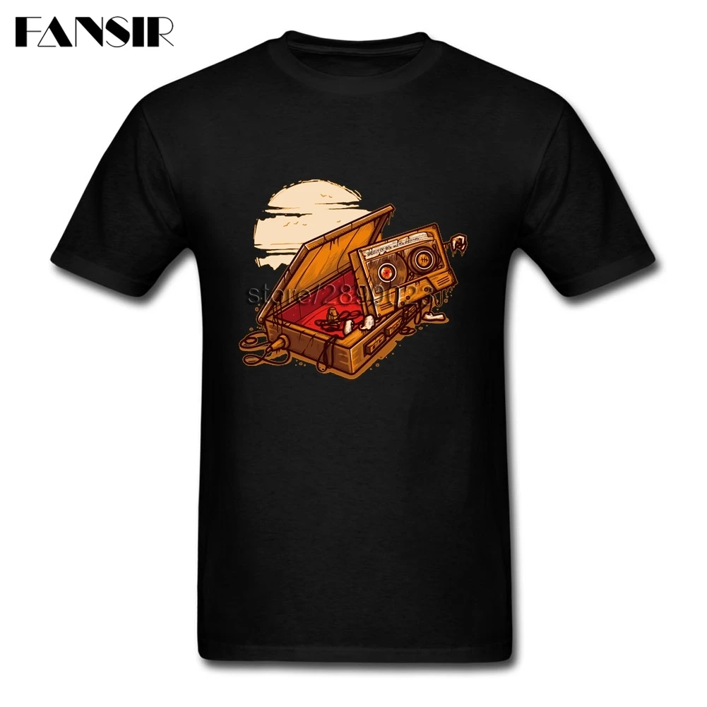 Музыка Видео лента 80-х годов Стиль для мужчин футболка Awesome мужской