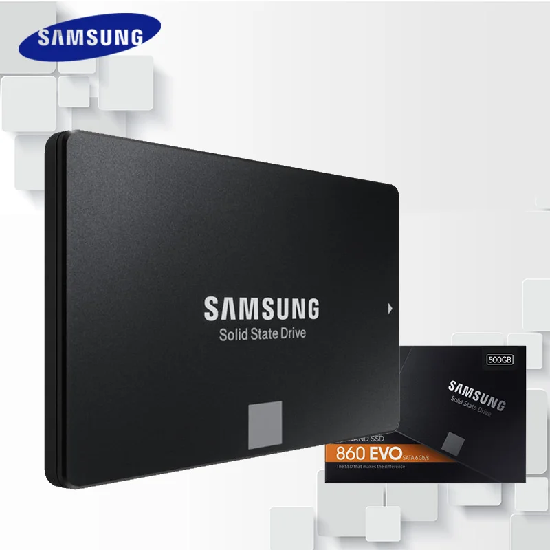 SAMSUNG SSD 860 EVO 250 ГБ 500 Внутренний твердотельный диск HD Жесткий SATA3 2 5 для ноутбуков