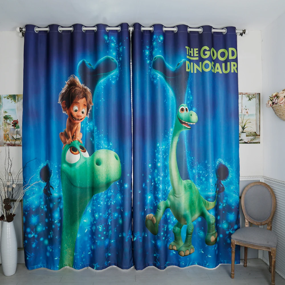 Выполненная на заказ 2х люверсов оконная драпировка занавеска для детской