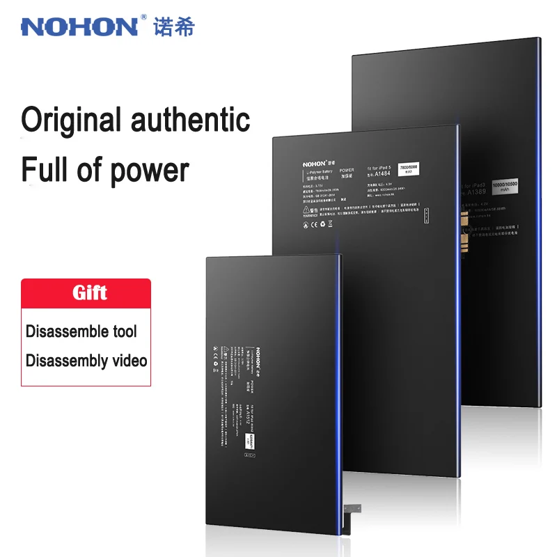 Аккумулятор NOHON для Apple iPad Mini 2 3 A1489 A1490 A1491 A1599 Mini2 Mini3 6471 мАч|Батареи планшетов и