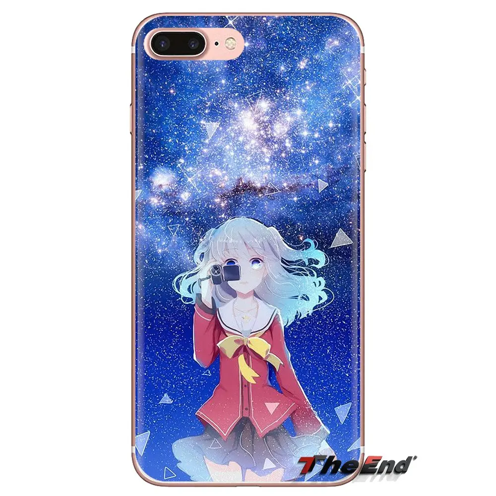 For iPod Touch Apple iPhone 4 4S 5 5S SE 5C 6 6S 7 8 X XR XS Plus MAX Mobile Phone Cover charlotte anime Nao Tomori x Otosaka Yu |