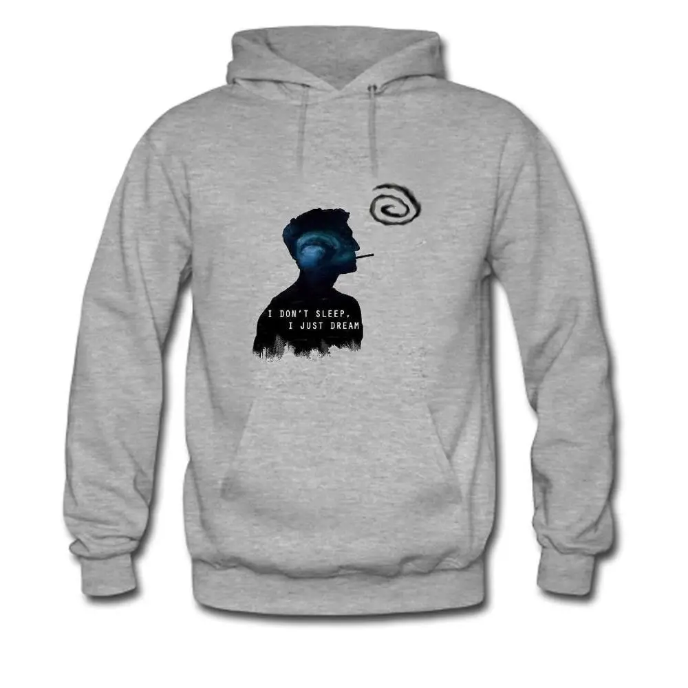 2017 Я не Сплю Просто Мечта мужские Летние толстовки Высокого Качества Теплое С