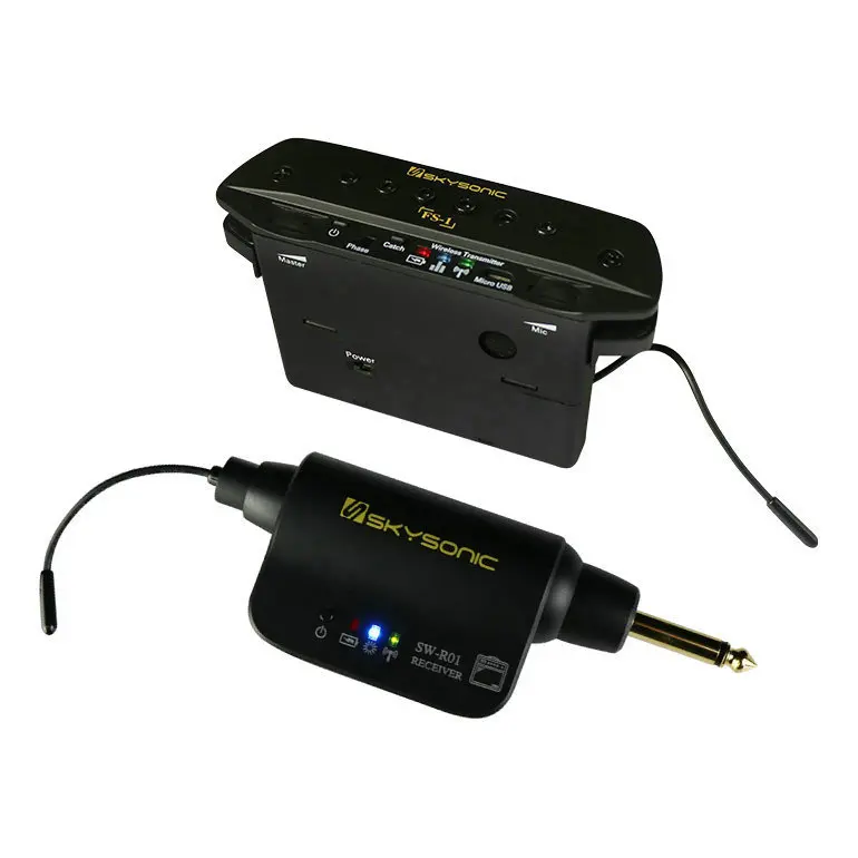 Skysonic FS 1 народная Акустическая гитара активный пикап Беспроводные аксессуары с
