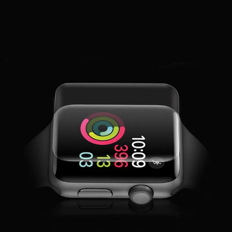 3D гидрогель(без Стекло Защитная пленка для наручных часов iwatch, Apple Watch Series 2/3/4/5 38 мм 42 мм 40 мм 44 полный край Экран Защитная крышка