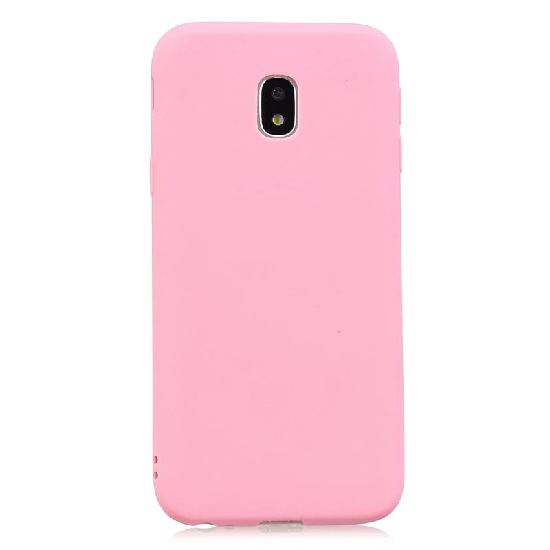 Rubber Silicone Back Cover For Samsung Galaxy J7 2017 J730 Case Candy Color Soft TPU Pro | Мобильные телефоны и