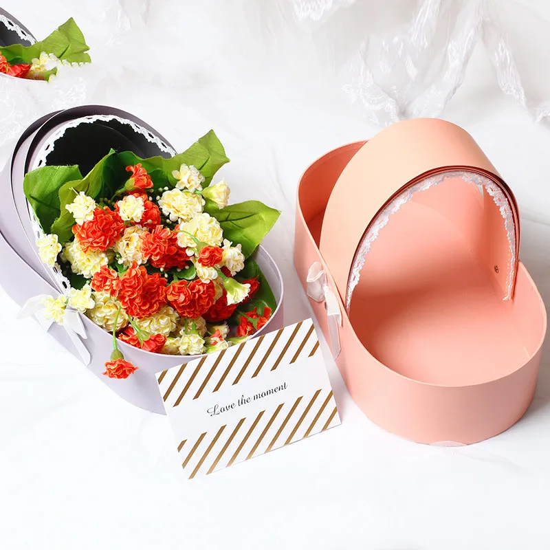 Creative Cradle Flower Box Rose Flower Arrangement Basket Gift Boxs Wedding Home Decoration Christmas decoration
