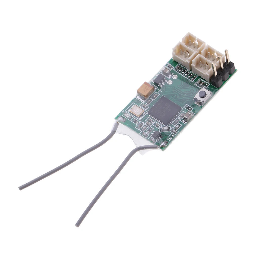 2 шт. Dsmx DSM2 удаленный приемник для Spektrum DX6 DX6I, CM410X 4 канала 2,4 ГГц
