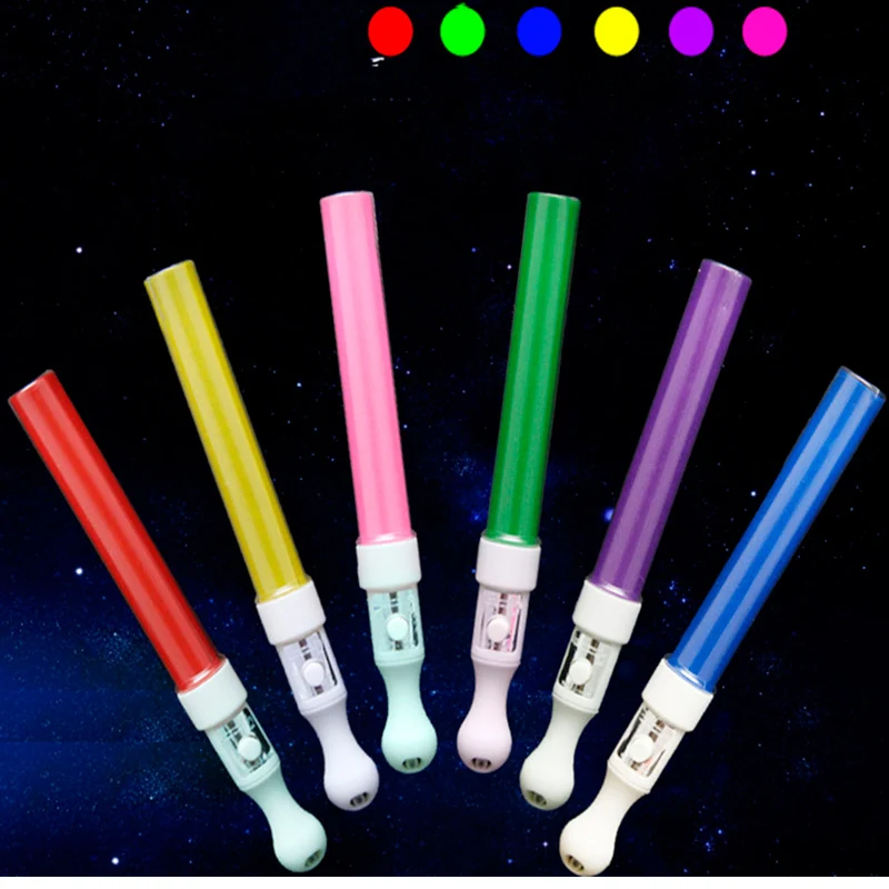 30 шт./партия красочная меняющаяся светодиодная/мигающая/светящаяся палочка для