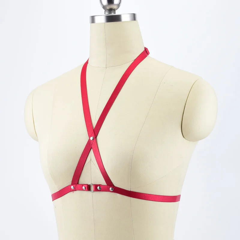 Женское боди на бретельках Фетиш-одежда укороченный топ и нижнее белье клетка