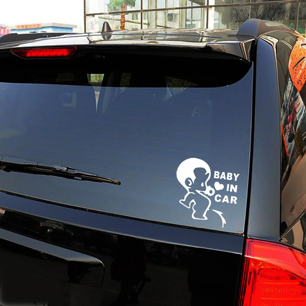 Прикольная наклейка Aliauto Baby In Car для Ford Focus 2 Vw Skoda Polo Golf 4 5 6 7 Peugeot 307 Renault Opel Kia Toyota