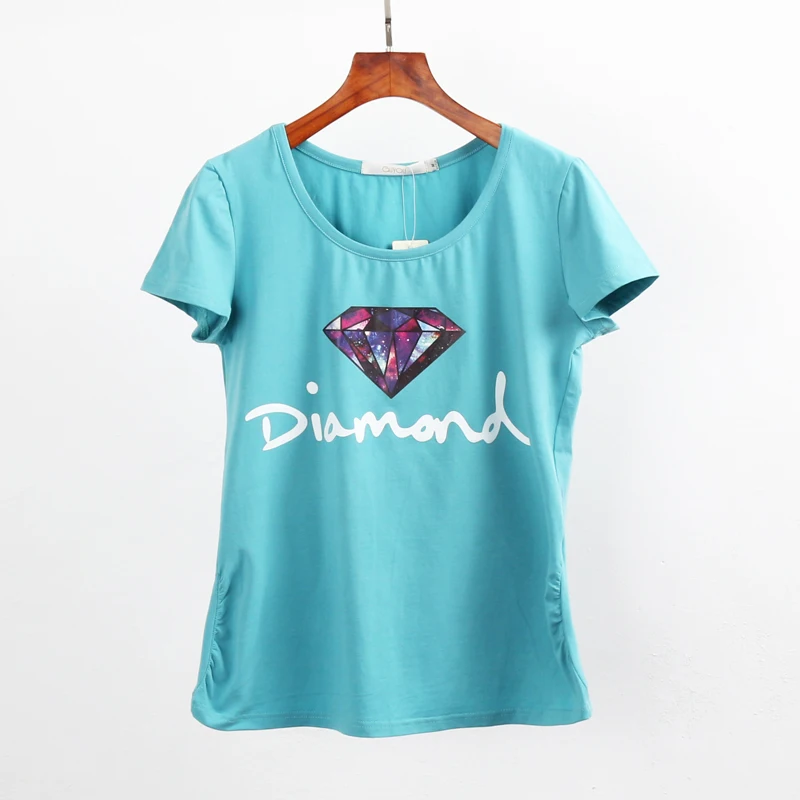 Женская хлопковая Футболка с принтом Повседневная летняя футболка коротким