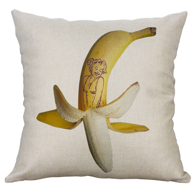 Домашний декор с банановым узором наволочка для дивана Наволочка декоративная