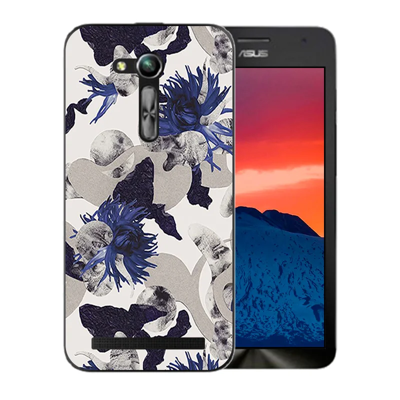 4 5 дюйма для Asus ZB450KL чехлы телефонов с цветущим узором Zenfone GO 2nd Gen ZB452KG ASUS_X014D