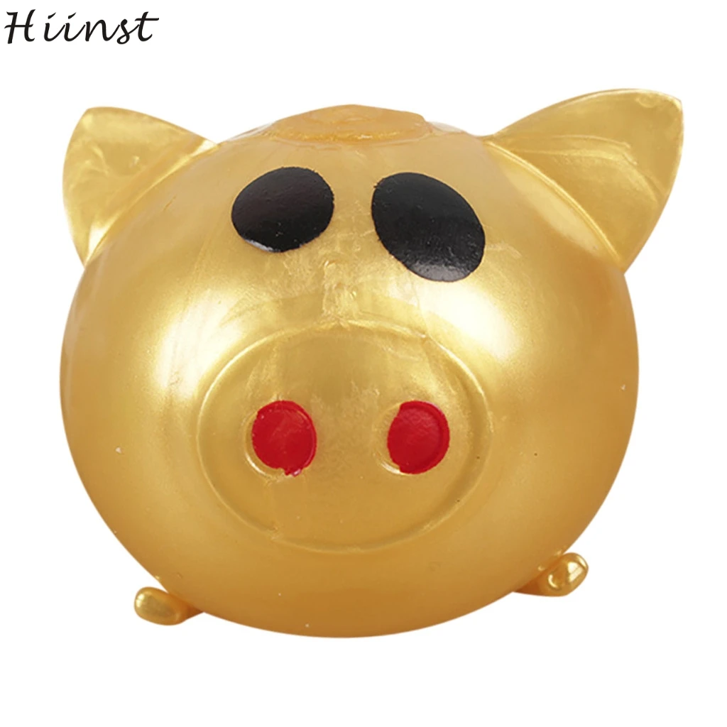Смешанный Jello Pig Splat вода хлюпает медленно поднимающиеся дети для маленьких