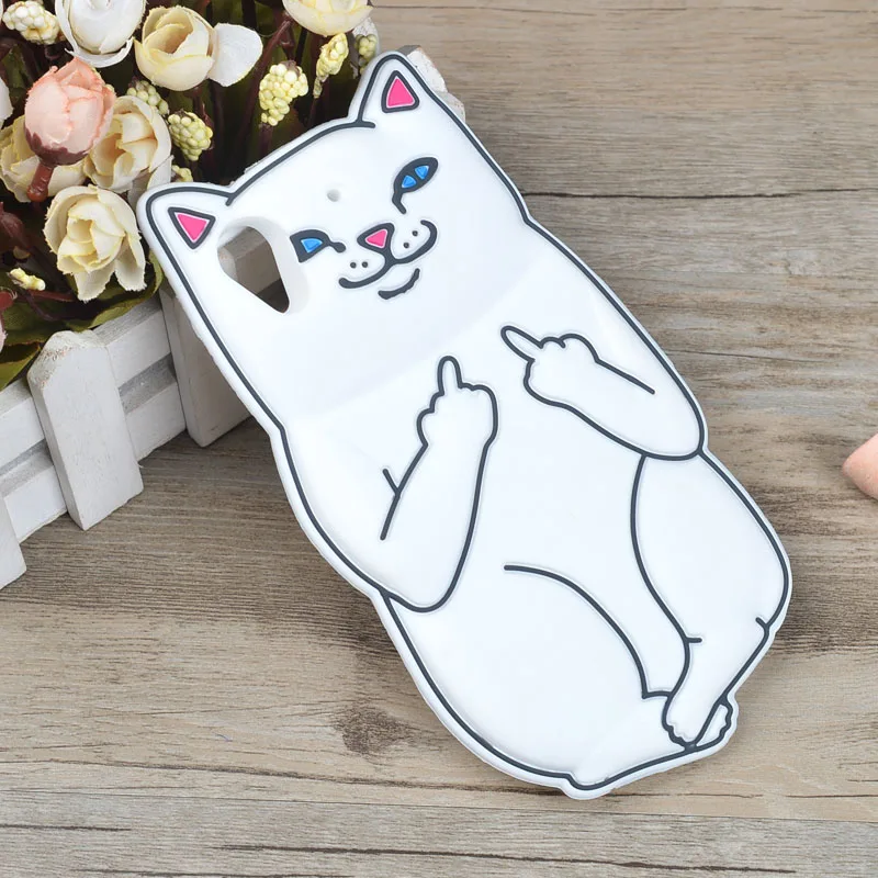 Cat Мультфильм Живопись Silicone Case For HTC DESIRE 626 626G Г + s Мягкая силикагель Крышка Для