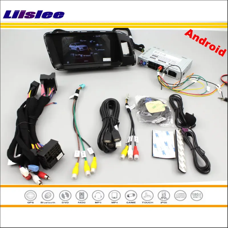 Liislee Android 4,4 мультимедиа для Audi A4 A5 Q5 2009~ радио CD DVD плеер зеркальная ссылка BT RDS gps Navi карта навигационная система