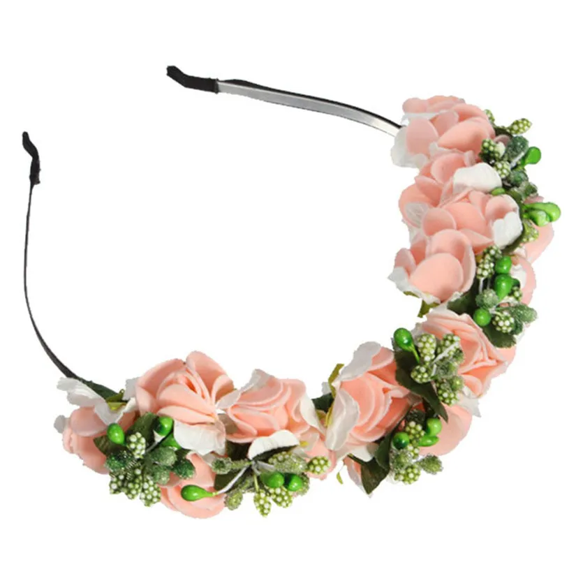 Корейский стиль лента для волос Тип Свадебный держатель венок обруч невесты