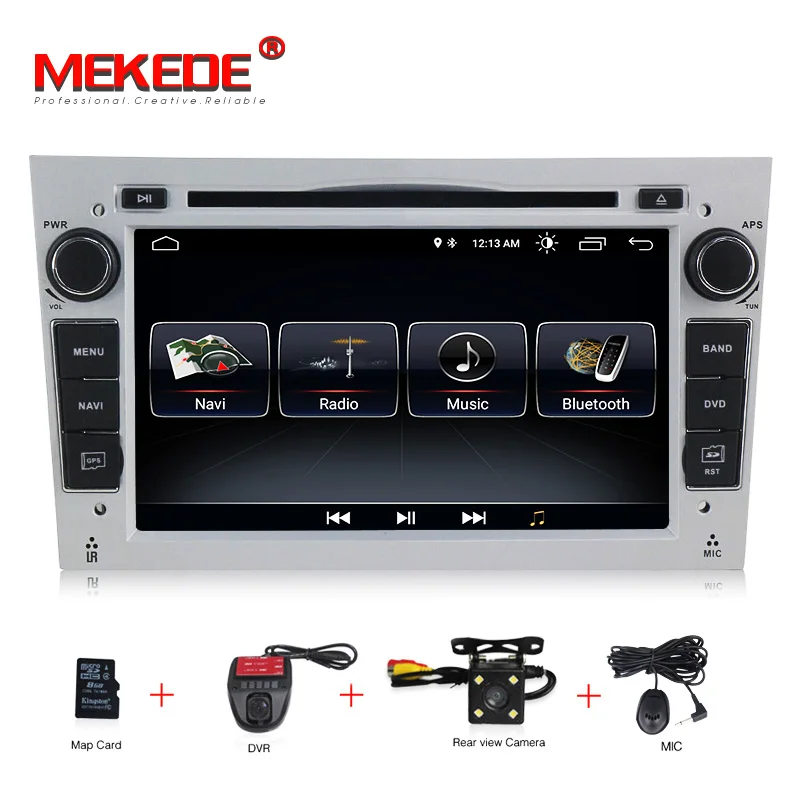 CAR DVD CAMERA DVR Android 8,1 1024X600 7 дюймов 2din автомобильный gps dvd-плеер для Opel Astra h g Zafira B Vectra C D Antara комбо Радио Аудио - Цвет: CAR DVD CAMERA DVR