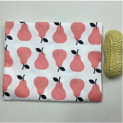 Red Pear Простыня для новорожденных, хлопок, простыни для детской кроватки, супер мягкие простыни для детской кроватки с мультяшным принтом, постельные принадлежности, детские одеяла 150X90 см - Цвет: Red Pear