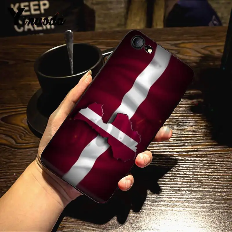 Чехол Yinuoda для iphone 7, 6 X, чехол с латвийским флагом и Литвой, аксессуары для телефонов, чехол для iphone 7, X, 6, 6 S, 8 Plus, X, 5, XS, XR, чехол
