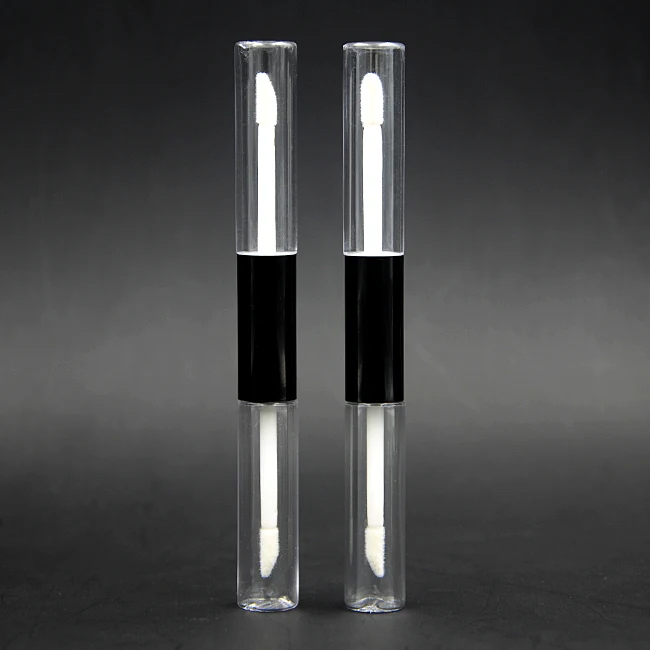 10ml Lip Balm Bottle , Empty Lipstick Double Ended tube , 10ml Clear Plastic Cosmetic Container