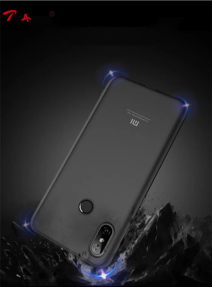 Матовый Мягкий термополиуретан силиконовый матовый чехол для Xiaomi Note 2 3 4 5 C 5S 6 Plus 5X6X8 SE Lite Max Mix 2/2 S 3 Pro Poco F1 подушка безопасности для чехол
