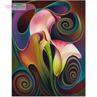 5D Diy алмазная живопись абстрактная Калла цветы лилии фотообои Стразы Вышивка DIY Мозаика NEW165