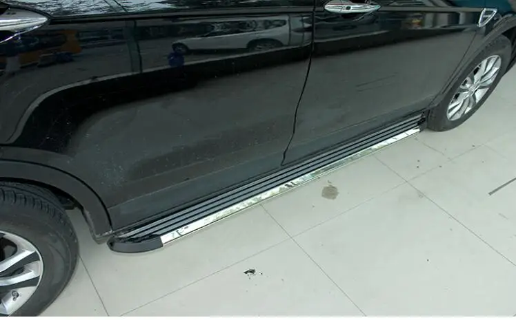 Хромированные черные боковые двери из алюминиевого сплава подножки для Hyundai Tucson